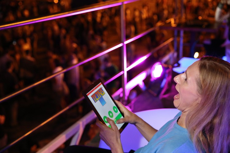 Tetris na Pałacu Kultury