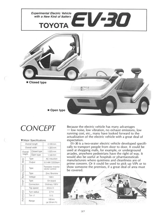 Toyota EV-30 (1987 r.)