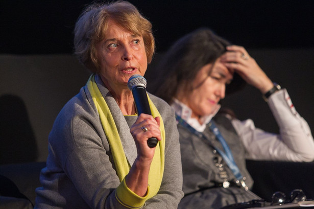 Prof. dr hab. Elżbieta Traple podczas Europejskiej Konferencji Filmowej. Fot. Legalna Kultura