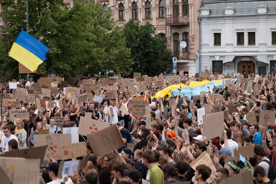 Protest u Kijevu 19. jula zbog smene ministra odbrane 