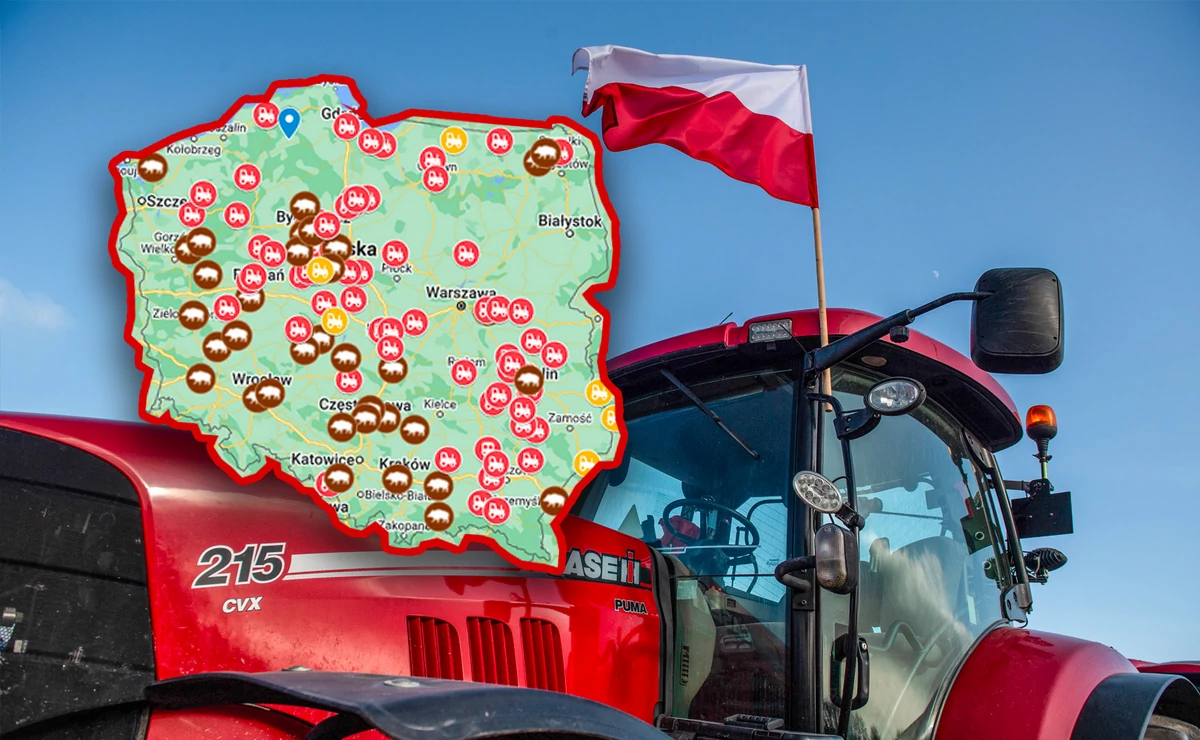  Wielki protest rolników i myśliwych już 20 lutego To będzie paraliż, oto MAPA blokad