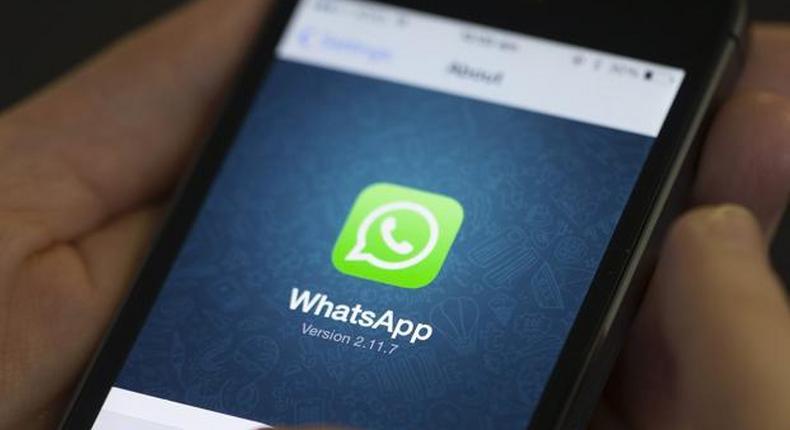 A screenshot of WhatsApp on mobile devices (file photo)