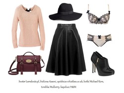 Skórzana spódnica w trzech odsłonach. STYLIZACJE