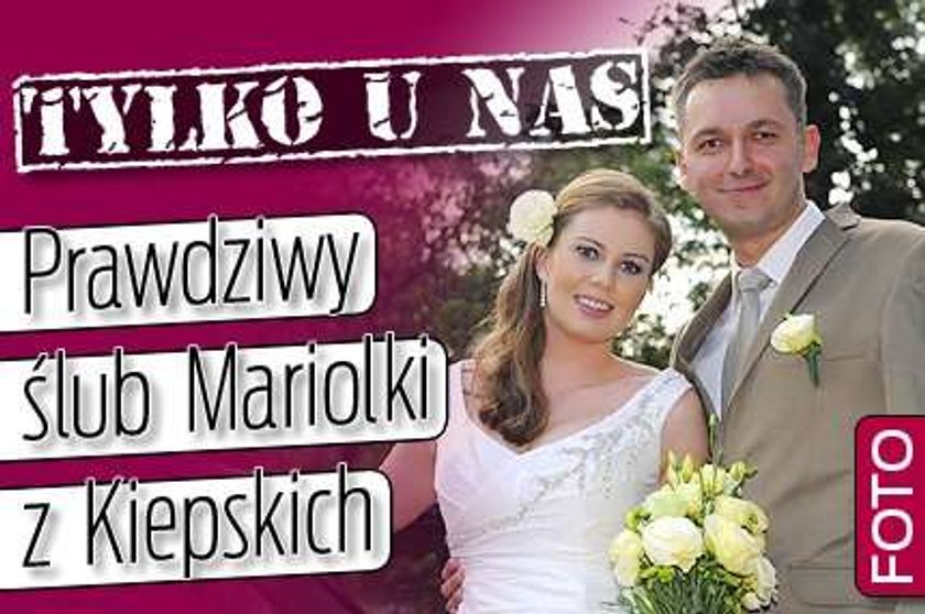 Tylko u nas. Prawdziwy ślub Mariolki z Kiepskich. Foto