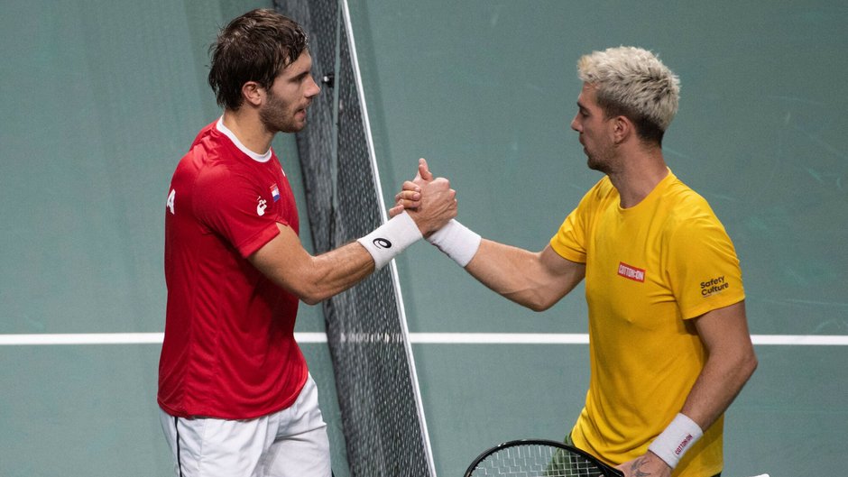 Thanasi Kokkinakis i  Borna Coric (fot. East News)