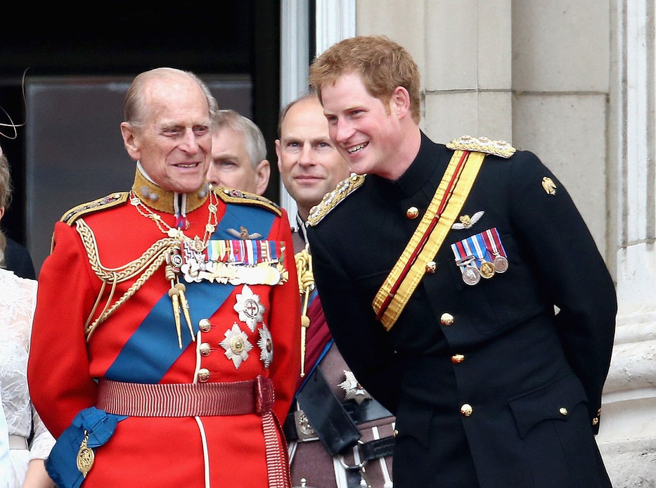 Harry herceg és Fülöp herceg / fotó: Getty Images