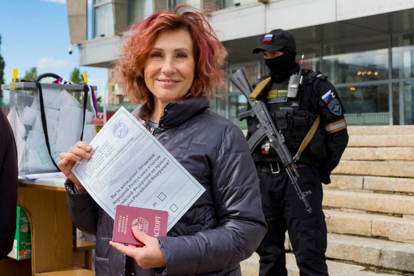 Referendum u Lugansku, Luganska oblast