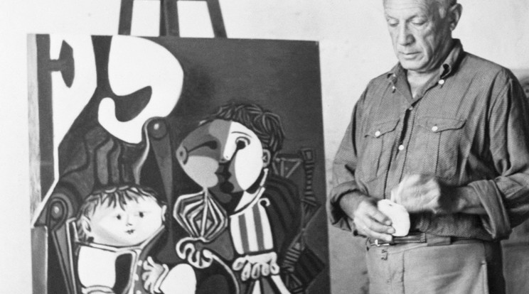 Picasso idős korában  /Fotó: Getty Images