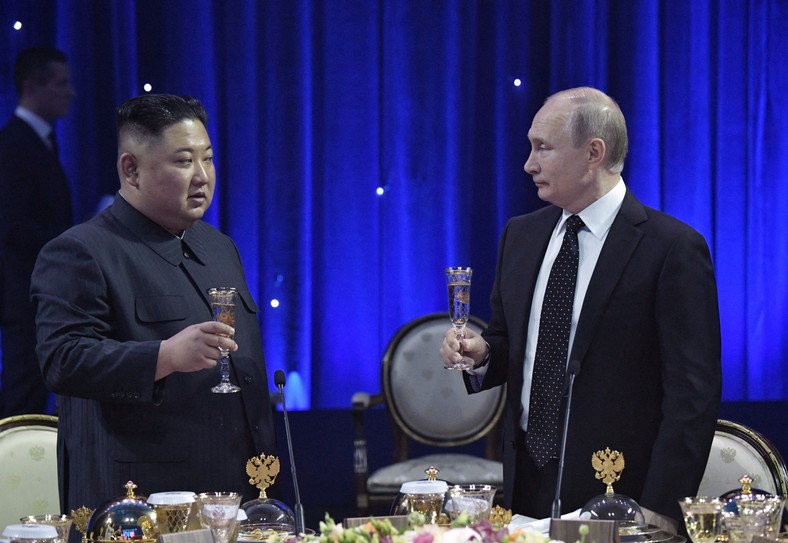 Kim Dzong Un i Władimir Putin