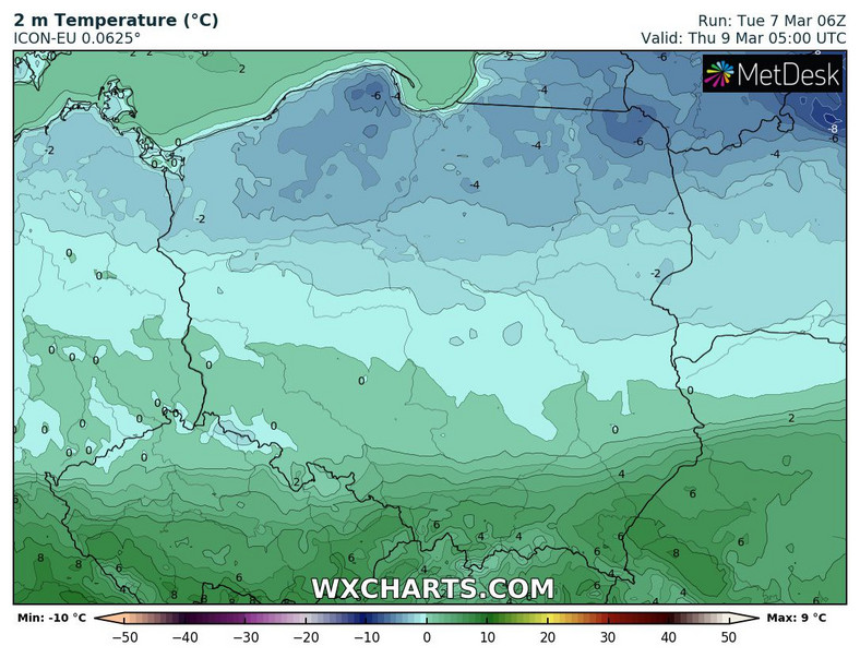 Temperatura będzie bardzo zróżnicowana