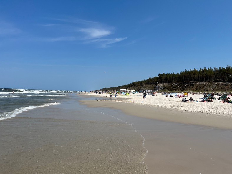 Plaża w Białogórze