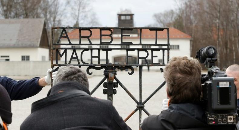 The gate, stolen from Dachau in 2014, was found in Norway following an anonymous tip-off