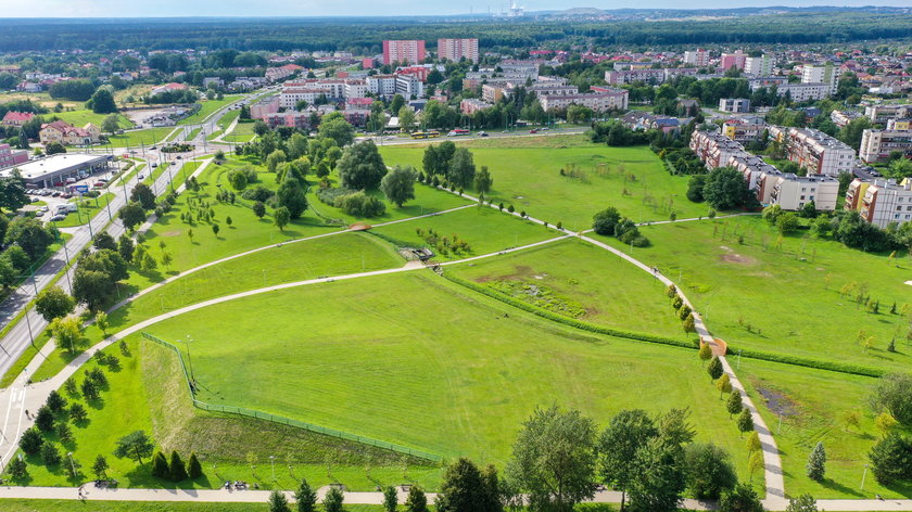 Właśnie w tym miejscu, w  Parku Jaworek w Tychach, powstanie wodny plac zabaw