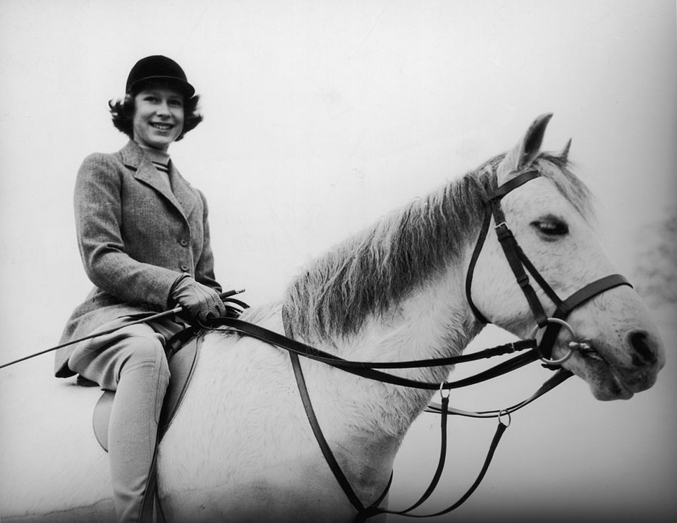 Księżniczka Elżbieta na koniu, kwiecień 1940 r.