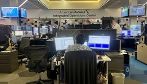 American Airlines manages its planes and crewmembers from its storm-withstanding operations center in Dallas/Fort Worth, which supports some 500,000 customers per day.Taylor Rains/Business Insider