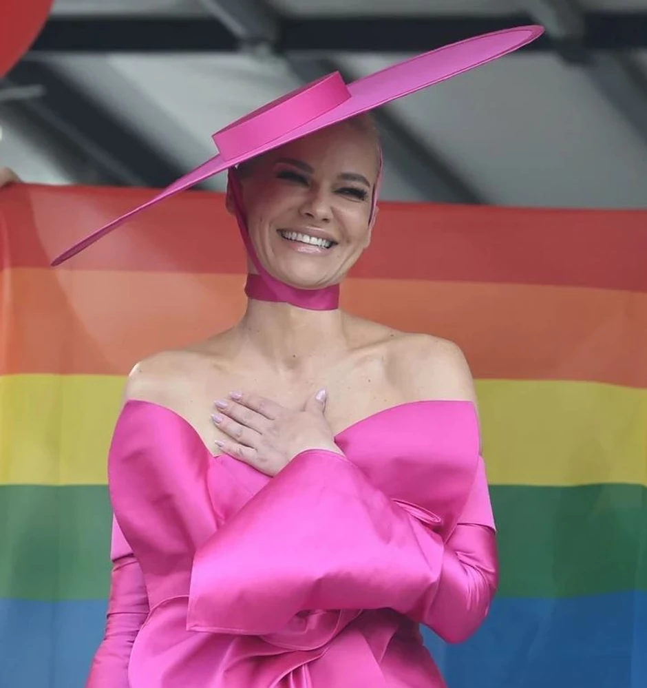 Nataša Bekvalac na prošlogodišnjem Prajdu