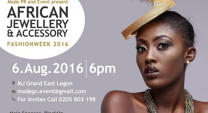 African Jewellery and Accessories Fashion Week scheduled for August 6