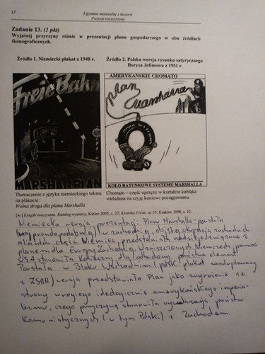 Matura z historii - odpowiedzi do zadań z poziomu rozszerzonego