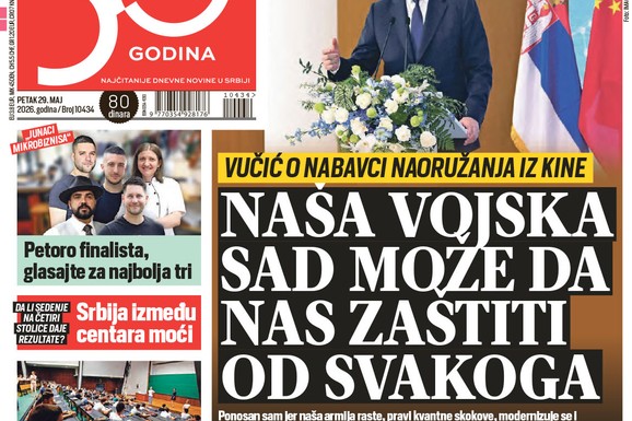 Naslovna strana za 29.5.