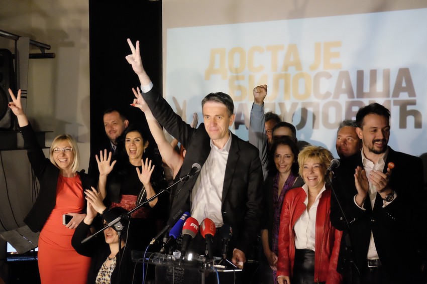 Radulović u izbornom štabu DJB