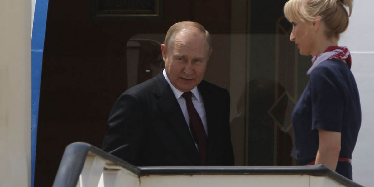 Władimir Putin w Turkmenistanie, 29 czerwca 2022 r. 