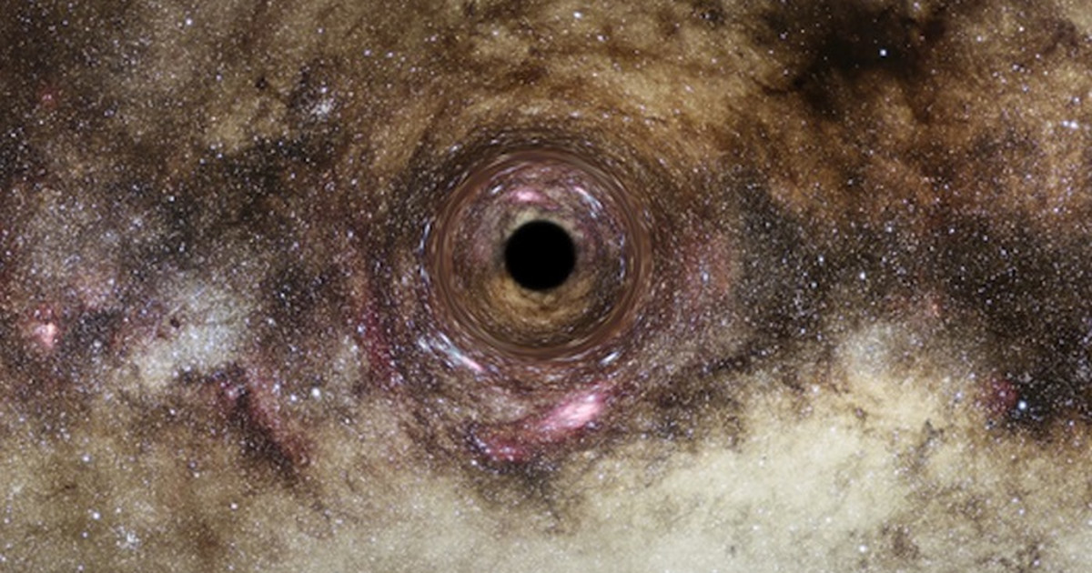 Se ha descubierto un agujero negro gigante.  «actuó como una lupa»