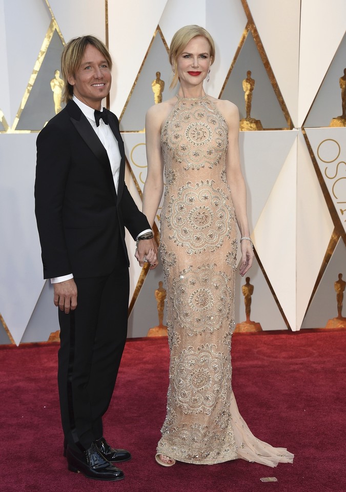 Keith Urban i Nicole Kidman i ich stylizacje na Oscary 2017 - czerwony dywan