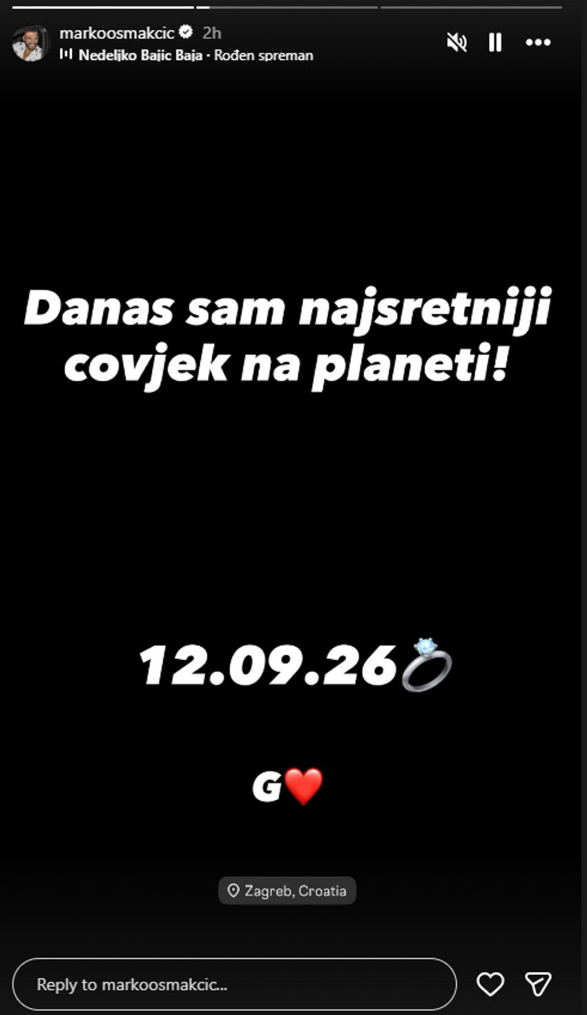 Najskandalozniji bivši učesnik Zadruge zaprosio devojku: "Najsrećniji na svetu"