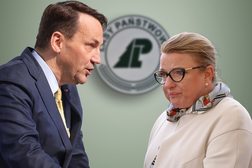 Radosław Sikorski i Beata Kempa