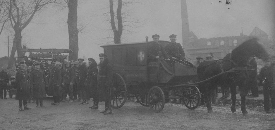 Straż pożarna w Toruniu w 1931 r.