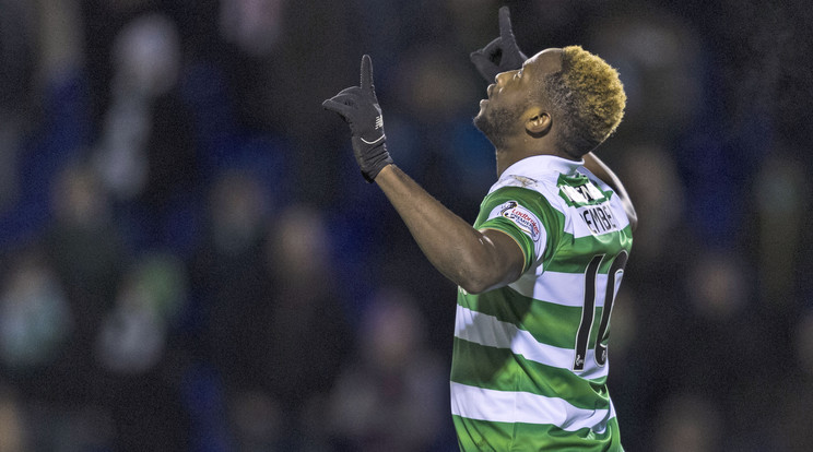 Moussa Dembele, a Celtic játékosa /Fotó: AFP