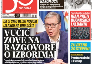 Blic naslovna strana za 03.04