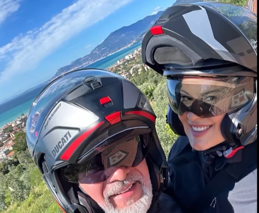 Indira Levak sa mužem