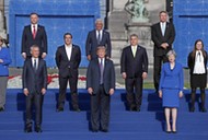 Szczyt NATO Bruksela Donald Trump Andrzej Duda