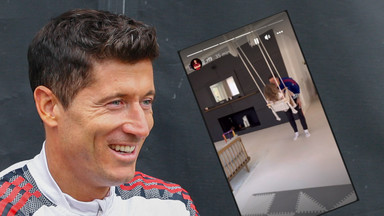 Robert Lewandowski pokazał słodkie nagrania z córkami