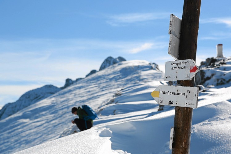 Śnieg zasypał Tatry