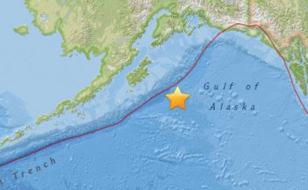 Trzęsienie ziemi o magnitudzie 8,2 u wybrzeży Alaski. Jest ostrzeżenie przed tsunami
