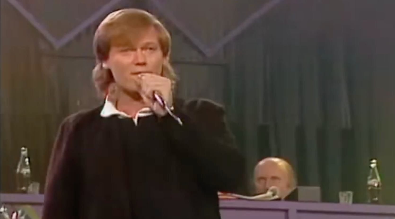 Český spevák Stanislav Procházka. 