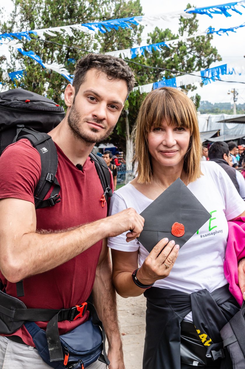 Grażyna Wolszczak i jej syn Filip odpadli z programu "Ameryka Express"