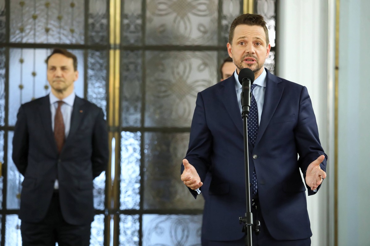 Rafał Trzaskowski i Radosław Sikorski