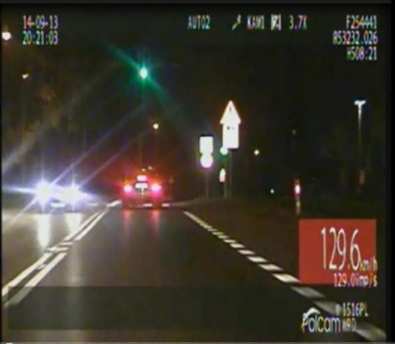 Kadr z filmu policji