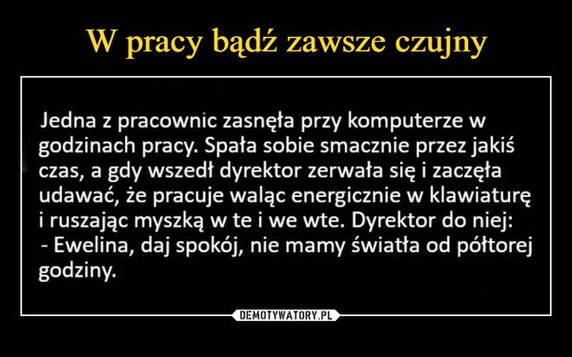 Światowy Dzień Drzemki w Pracy. Zobacz najlepsze memy