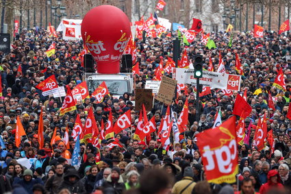 Francja. Nie ustają protesty przeciwko podwyżce wieku emerytalnego