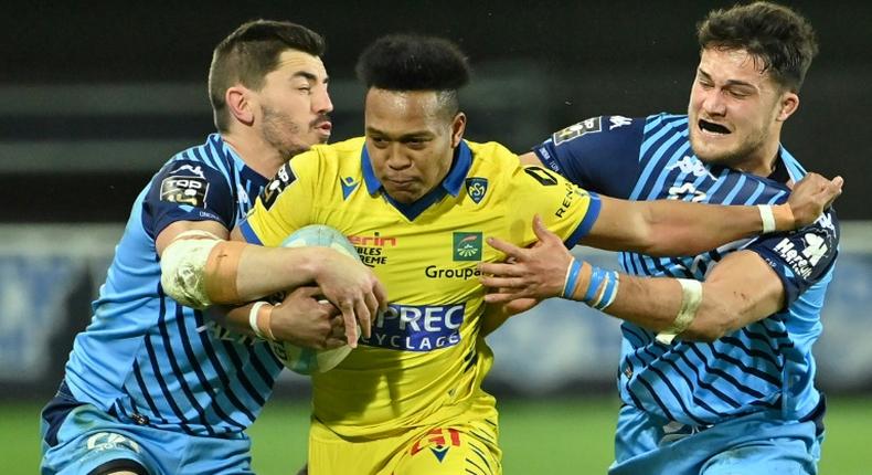 Clermont's Japanese wing Kotaro Matsushima in action on Friday