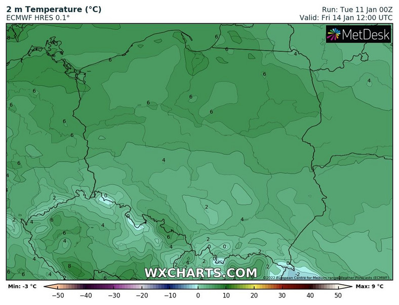 Nadchodzi wyraźne ocieplenie