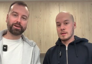 Marko Vuletić sa mužem