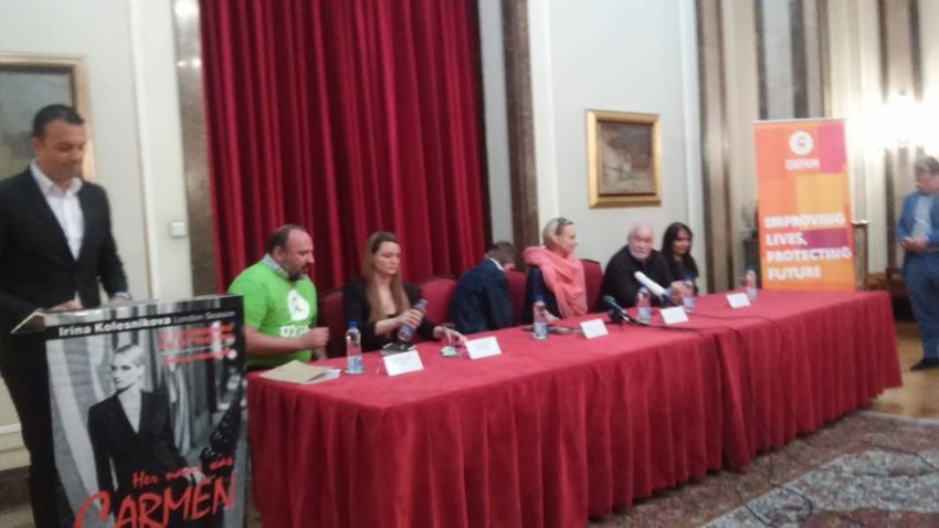 Konferencija za štampu Irina Kolesnikova