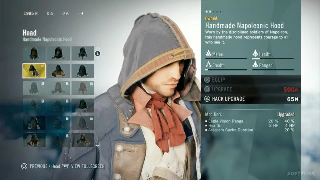 Na ładny kapturek w Assassin's Creed trzeba zapracować... albo za niego zapłacić.