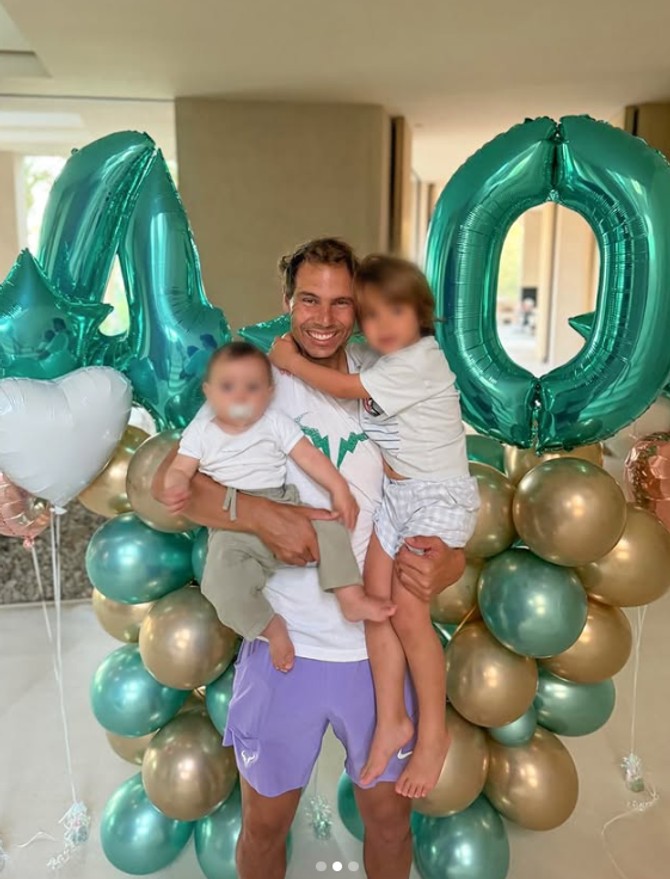Rafael Nadal sa sinovima