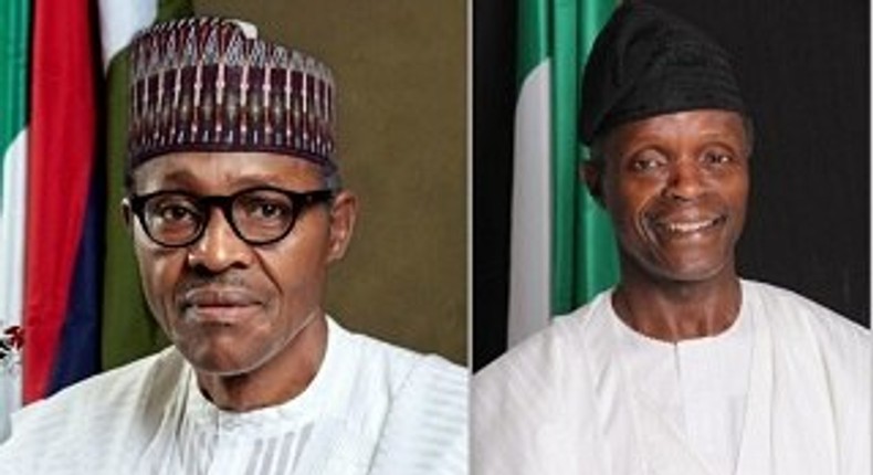 President Muhammadu Buhari and his Vice-President, Prof. Yemi Osinbajo